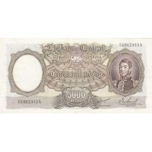 Argentina 5000 pesos 1962-69