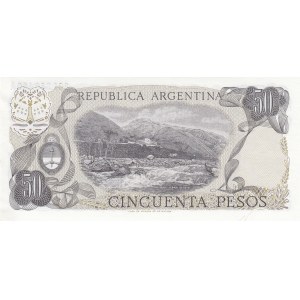 Argentina 50 pesos 1976 replacement note