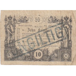 Austria 10 kreutzer 1860