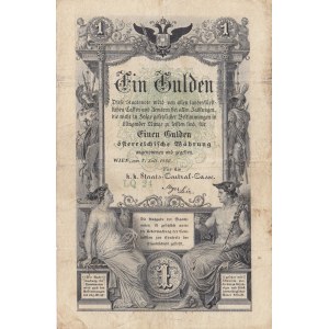 Austria 1 gulden 1866