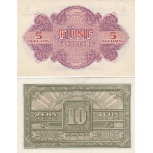 Austria 5 & 10 shillings 1944
