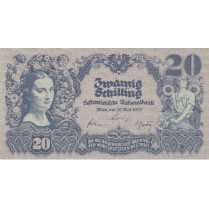 Austria 20 shillings 1945