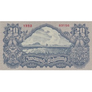 Austria 20 shillings 1945