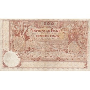 Belgium 100 francs 1914