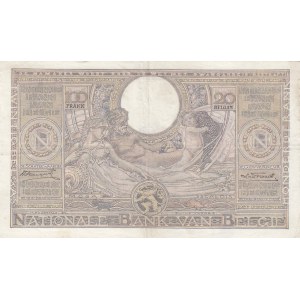 Belgium 100 francs=20 belgas 1935