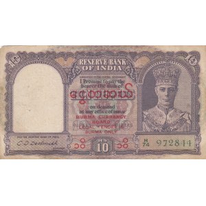 Burma 10 rupees 1947