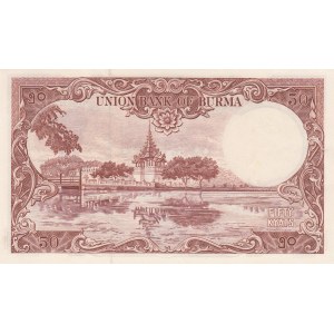 Burma 50 kyats 1958