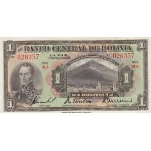 Bolivia 1 bolivano 1928