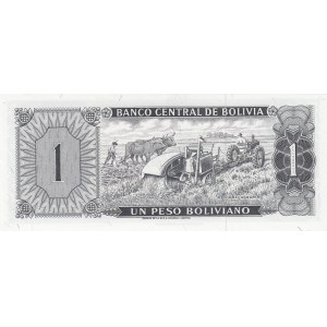 Bolivia 1 peso bolivano 1962