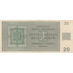 Bohemia & Moravia 20 kronen 1944