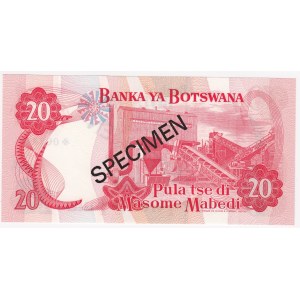 Botswana 20 pula 1979 - Specimen
