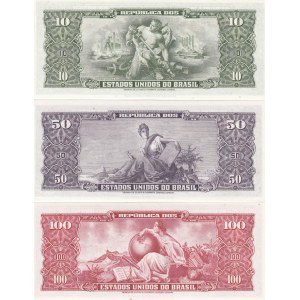 Brazil 1,5,10 centavos 1966 (3)