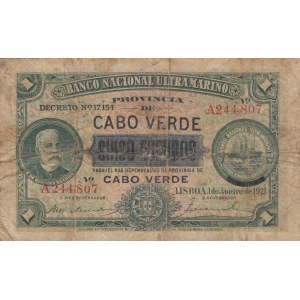 Cape Verde 5 escudos 1921