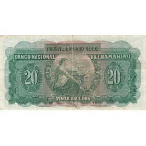 Cape Verde 20 escudos 1958
