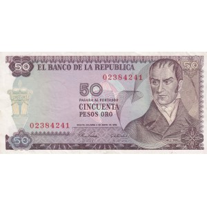 Colombia 50 pesos 1969