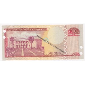 Dominican Republic 1000 pesos 2011 - Specimen