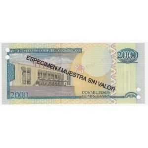 Dominican Republic 2000 pesos 2011 - Specimen