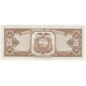 Ecuador 20 sucres 1966 (17.11.66)