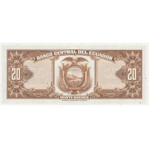 Ecuador 20 sucres 1969 (5.11.69)