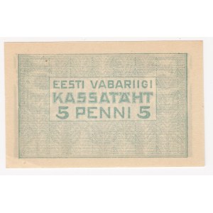 Estonia 5 penni 1919