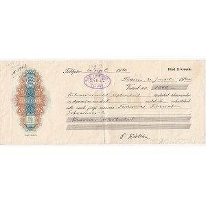 Estonia promissory note paper 1940
