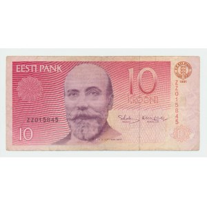 Estonia 10 krooni 1991 - ZZ - Replacement money
