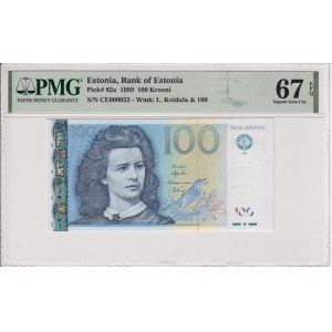 Estonia 100 krooni 1999 - PMG 67 EPQ