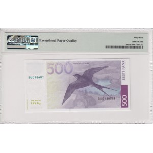 Estonia 500 krooni 2007 - PMG 65 EPQ