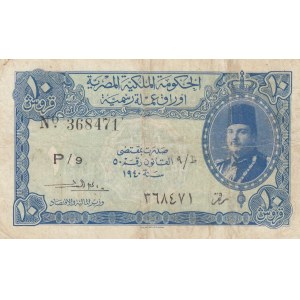 Egypt 10 piastres 1940