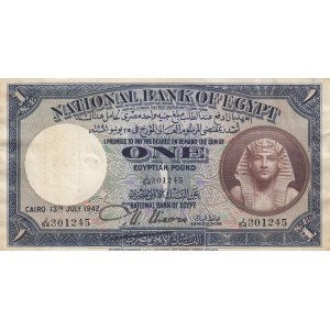 Egypt 1 pound 1942