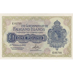 Falkland Islands 1 pound 1974