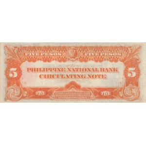 Philippines 5 pesos 1937
