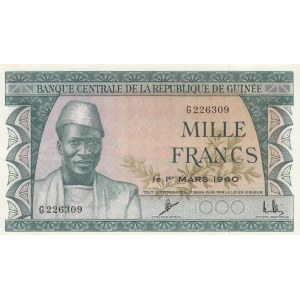 Guinea 1000 francs 1960