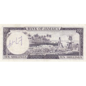 Jamaica 10 shillings 1964