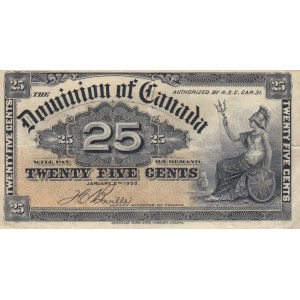 Canada 25 cents 1900