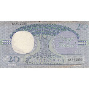 Congo Democratic Republic 20 francs 1962