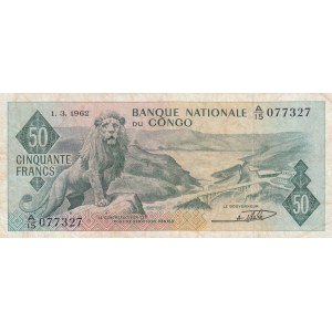 Congo Democratic Republic 50 francs 1962