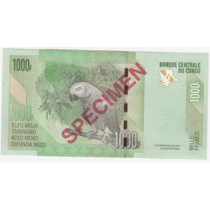 Congo 1000 francs 2013 - Specimen