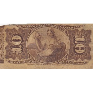 Cuba 10 centavos 1876