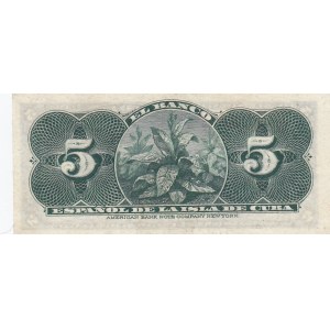 Cuba 5 centavos 1896