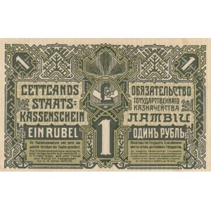 Latvia 1 rubel 1919 H