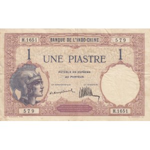 French Indochina 1 piastre 1921-31