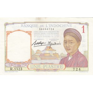 French Indochina 1 piastre 1932-49