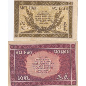 French Indochina 10 & 20 cents 1942