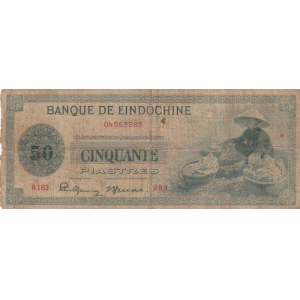 French Indochina 50 piastres 1945