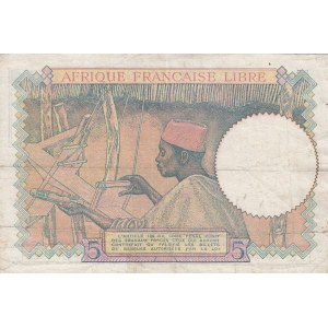 French Equatorial Africa 5 francs 1941