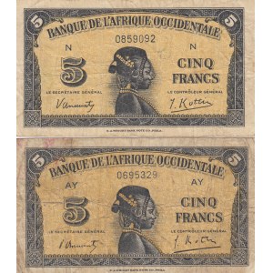 French West Africa 5 francs 1942 (2)