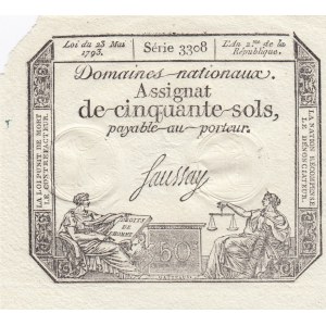 France 50 sols 1793