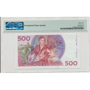 Sweden 500 kronor 1989 - Specimen - PMG 64 EPQ