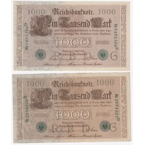 Germany 1000 mark 1910 (2)